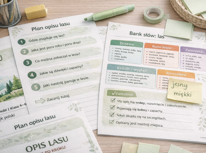 Opis lasu – krok po kroku