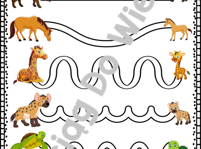 Dzień Matki - Grafomotoryka