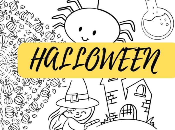 Halloween. Kolorowanka.