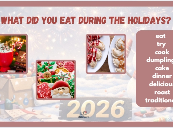 ATFER CHRISTMAS SPEAKING ACTIVITY