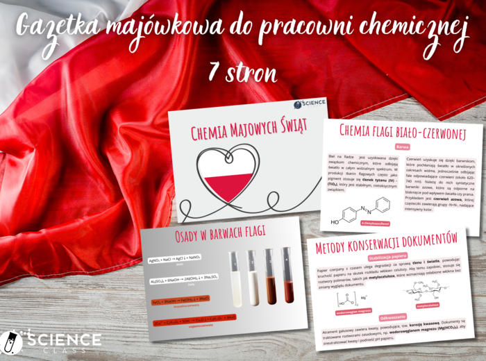 Gazetka Majówkowa do pracowni chemicznej