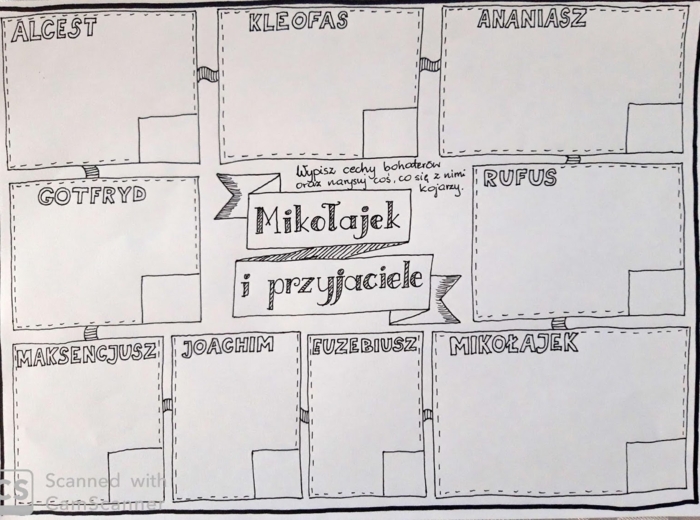 Karty pracy - "Mikołajek" Rene Goscinny, J. J. Sempe
