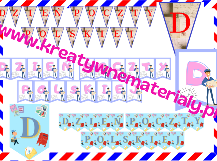 Dzień Poczty Polskiej (Scenariusz zajęć + materiały)