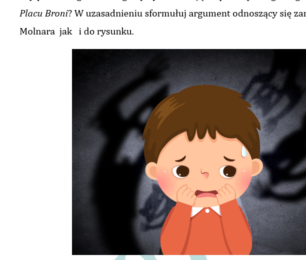 PRÓBNY EGZAMIN Z JĘZYKA POLSKIEGO JUŻ DLA SZÓSTOKLASISTY - CHŁOPCY Z PLACU BRONI