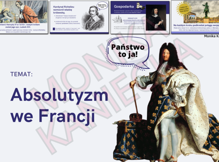 Absolutyzm we Francji - prezentacja historia klasa 6