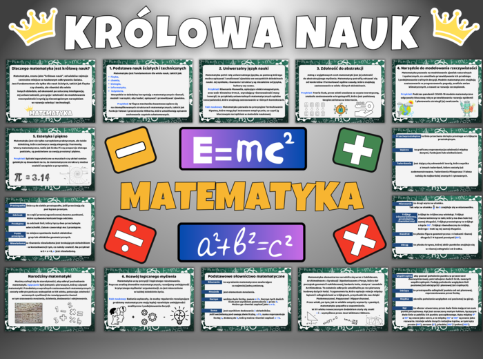 KRÓLOWA NAUK - Matematyka - Gazetka szkolna
