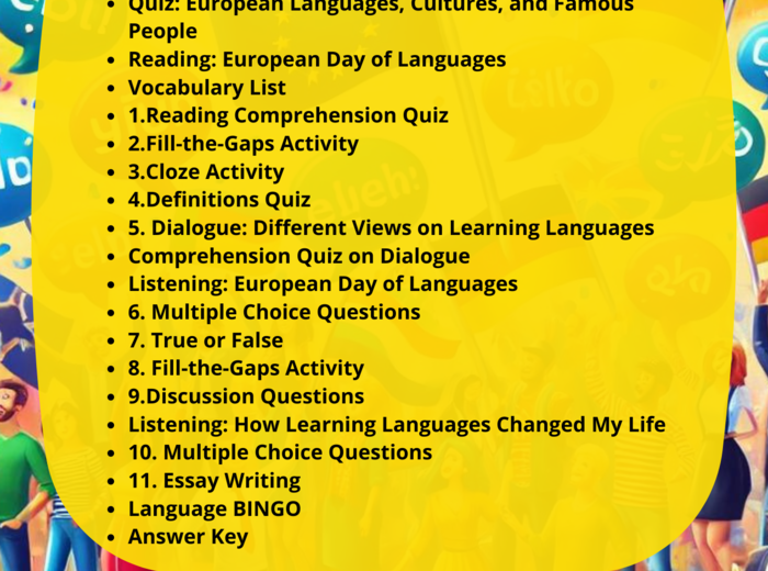Angielski_Pakiet 10 Lekcji na 10 różnych tematów. Back to School_Halloween_Procrastinators - The Leaders of Tomorrow_National Education Day in Poland_Vegetarianism _European Day of Languages _The Cosy Side of Autumn_Thanksgiving Day Christmas Winter