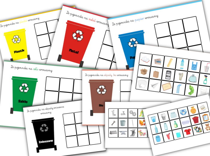 Karty pracy - segregacja śmieci