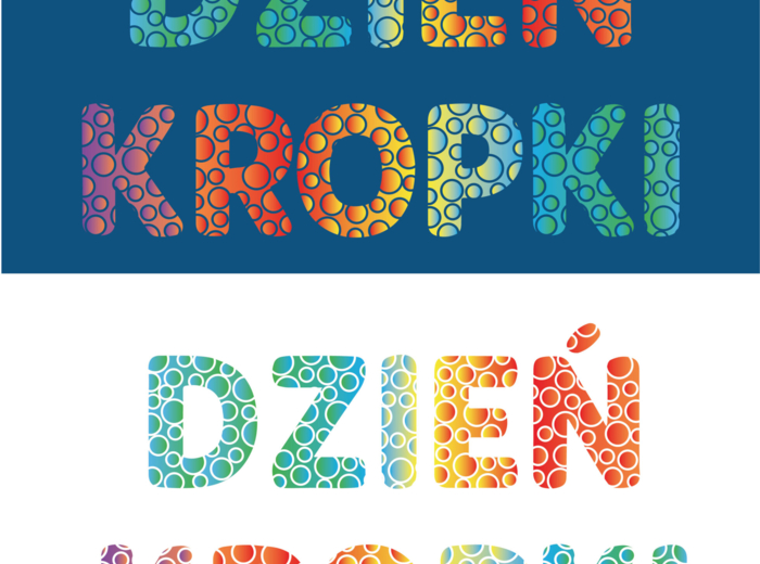 Napis DZIEŃ KROPKI