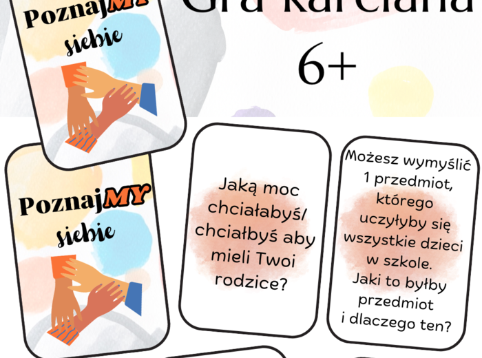 Poznaj (MY) siebie - karty do gry