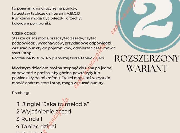 Jaka to melodia. Dzień Mamy i Taty. Dzień Rodziny. Zabawa z publicznością.