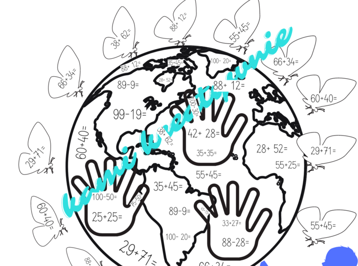 2 kwietnia: Światowy Dzień Świadomości Autyzmu - dodawanie I odejmowanie w zakresie 100