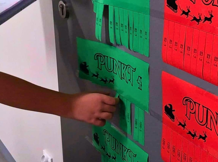 Świąteczna odrywanka - mnożenie pisemne