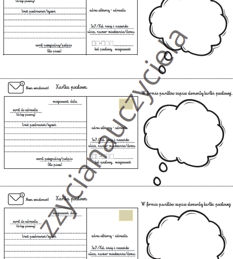 Wysyłamy kartki pocztowe!