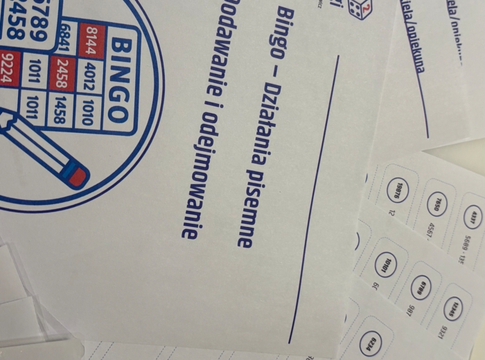 Bingo – Działania pisemne: dodawanie i odejmowanie