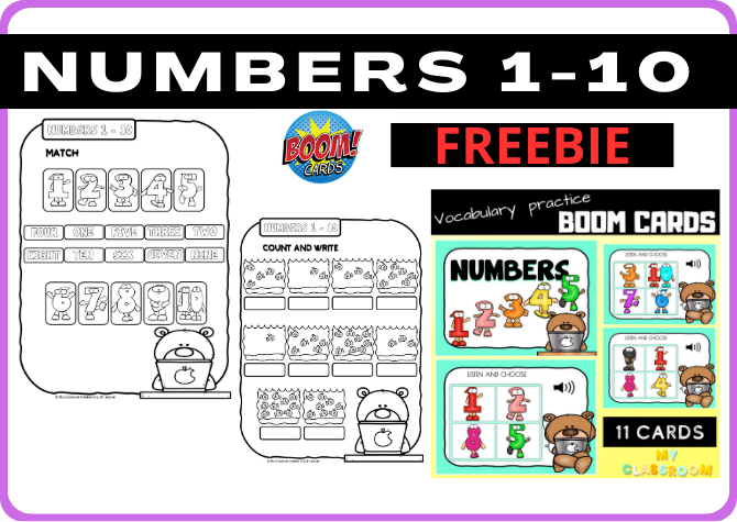 NUMBERS 1-10 - FREEBIE
