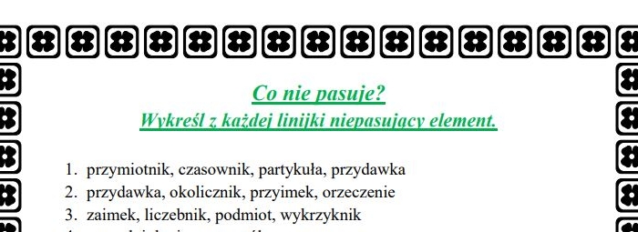 Wykreślanka - materiał do konkursów