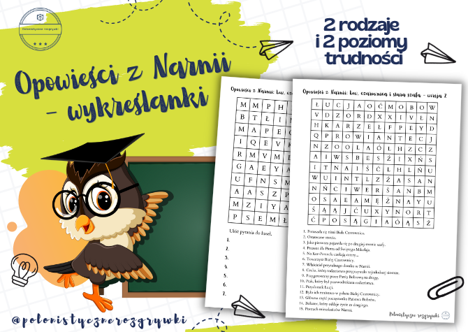 Opowieści z Narnii. Wykreślanki