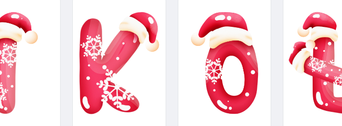 Napisy Witaj Święty Mikołaju ; Mikołajki