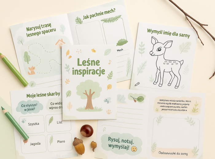 Minialbum „Leśne inspiracje” (do uzupełniania)