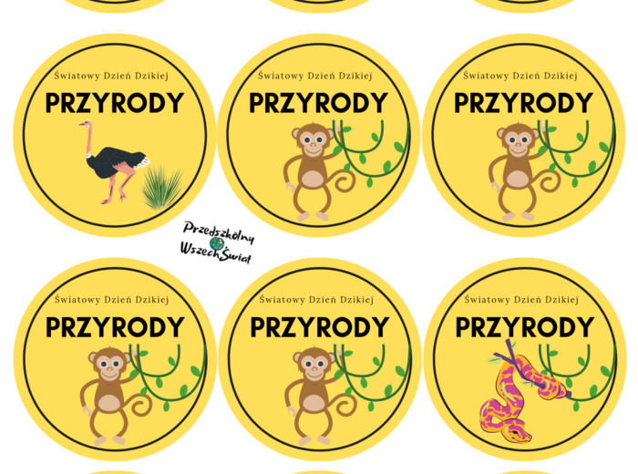 Dzień Dzikiej Przyrody - odznaki