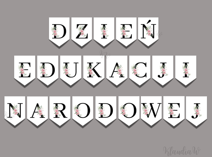 Dzień Edukacji Narodowej - girlanda 1