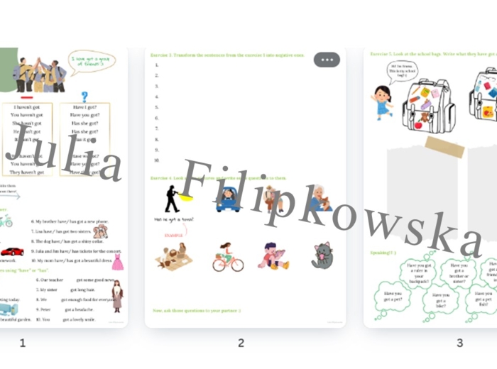 Have got/ Has got/ Worksheet/ Zestaw zadań/ Teoria i Praktyka/ Teoria/ Theory/ Zadania/ Pakiet/ Karta pracy/ Gramatyka/ Grammar/ English Grammar/ SP 5/ SP 4-6/ SP 7-8/ SP 8/ Klasy 7-8/ Klasa 8/ Gotowa lekcja