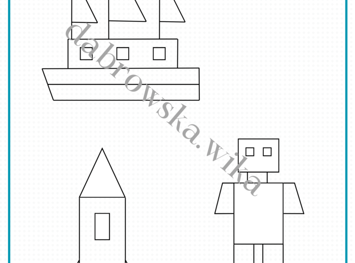 Proste prostopadłe i równoległe - geometria na wesoło