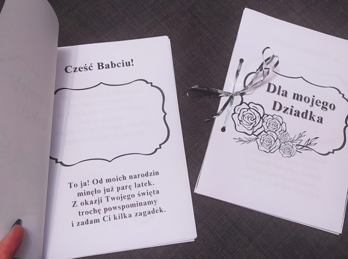 Książeczki i kalendarze dla babci i dziadka