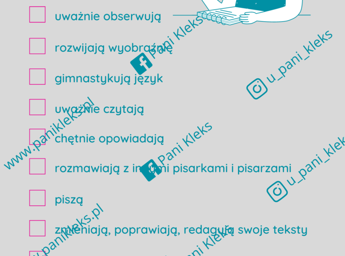 Pisarze i pisarki - notatka/plakat