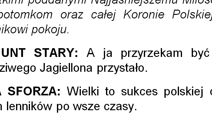 Drama - hołd pruski