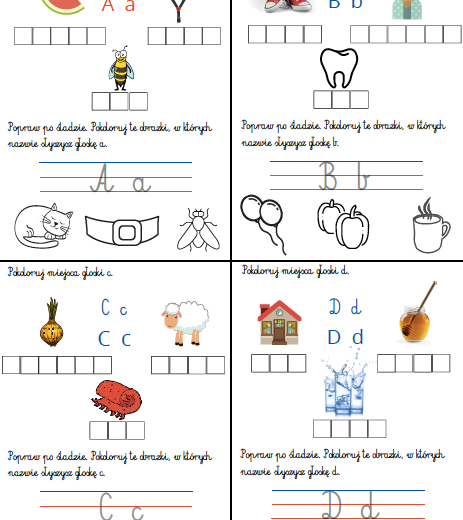 Alfabet - zadania