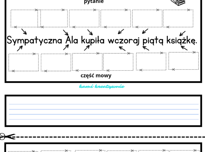 Rozróżniamy 5 części mowy