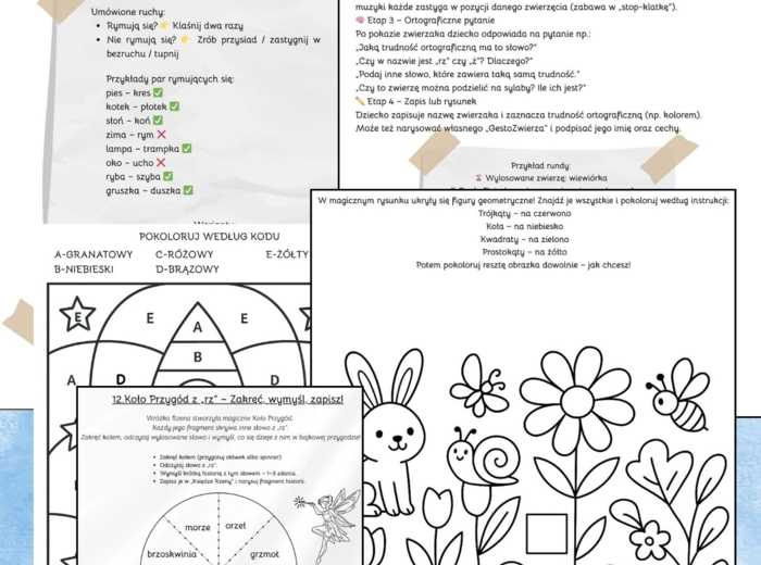 "Ortografia, Emocje i Aktywacja Mózgu z elementami neuroedukacji, integracji sensorycznej dla klas 1-3"