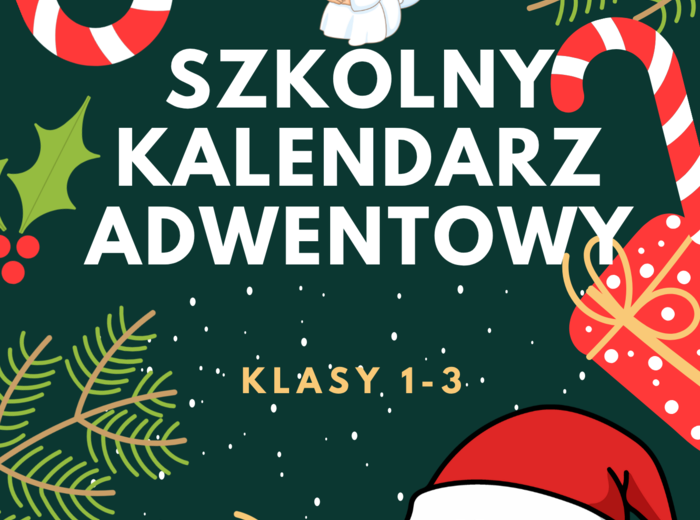 Szkolny kalendarz adwentowy dla klas 1-3