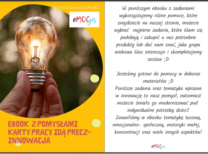 INNOWACJA DLA KLAS 1-4 OPIS/DOKUMENTACJA na REWALIDACJĘ ,,KARTY PRACY IDĄ PRECZ”