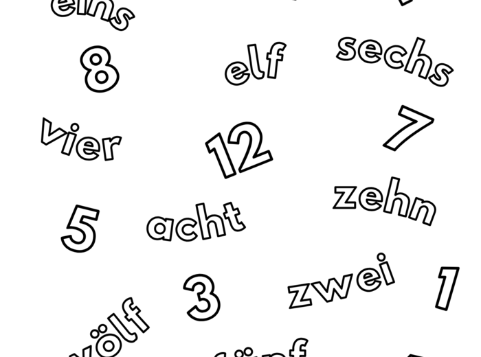 🎨 Kolorowe liczby po niemiecku! 🇩🇪