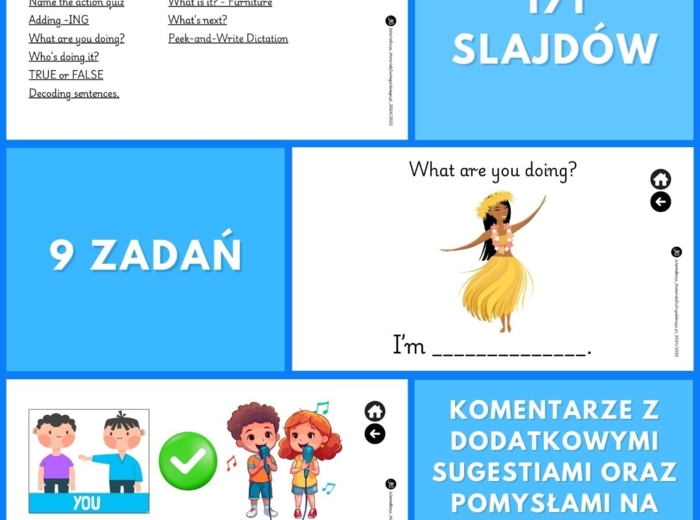 Prezentacja New English Adventure 3 – Unit 3 I'm dancing