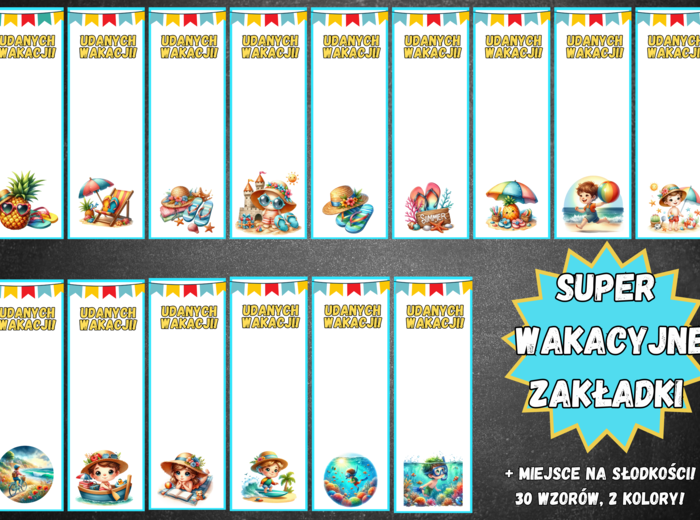 WAKACYJNE ZAKŁADKI