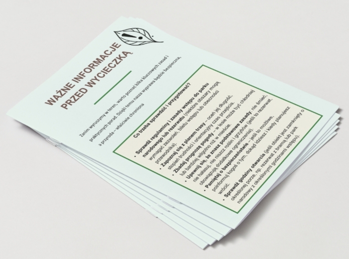 Wycieczki do lasu, parku narodowego, rezerwatu przyrody – obserwacja bioróżnorodności, notatki terenowe.