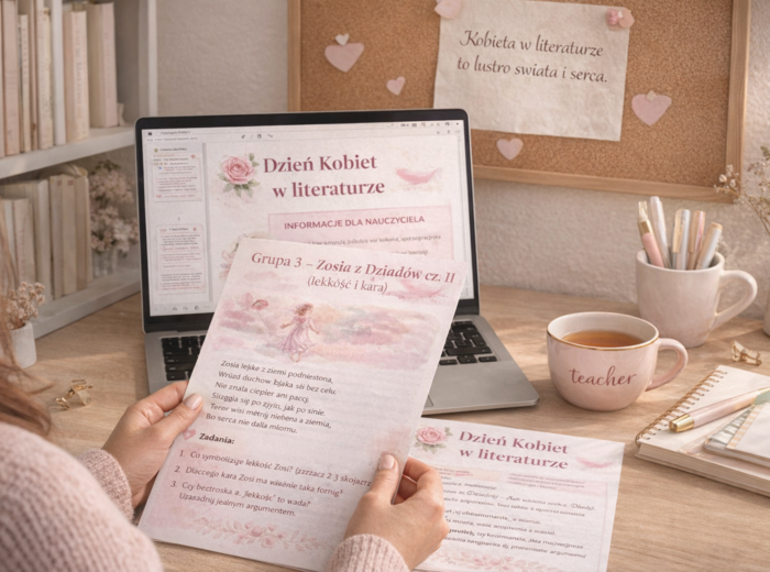 Scenariusz lekcji "Dzień Kobiet w literaturze"