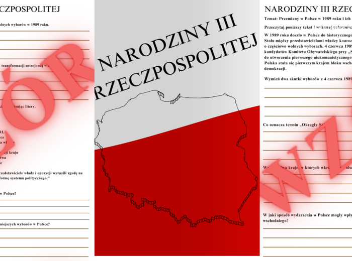 Oferta edukacyjna: Narodziny III Rzeczypospolitej