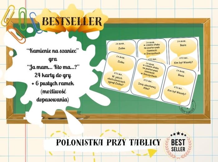 "Ja mam... kto ma...?" "Kamienie na szaniec"