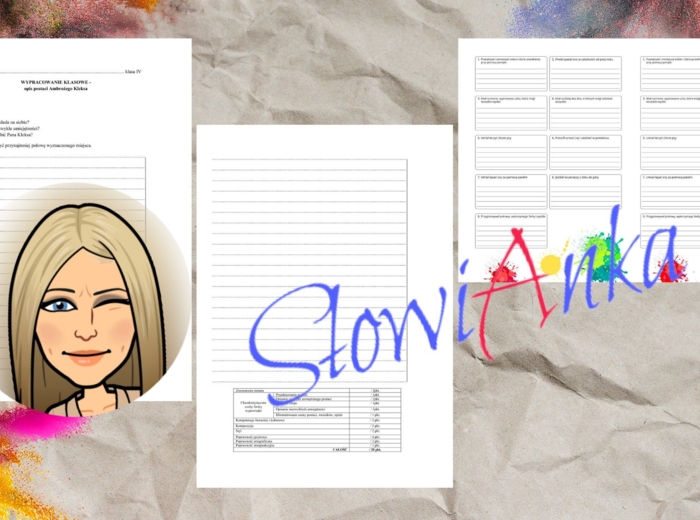 Zestaw materiałów dydaktycznych do omówienia lektury “Akademia Pana Kleksa” + PREZENTACJA GRATIS