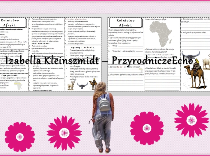 Minizestaw do tematu „Rolnictwo Afryki” – sketchnotka + karta pracy w pdf + gratisowy link do prezentacji multimedialnej niekomercyjnej wykonanej w genial.ly do indywidualnego pobrania i użycia do celów niekomercyjnych. Geografia 8, Dział „Afryka”.