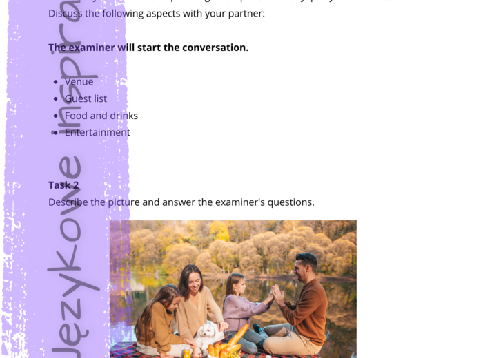 30 zestawów do matury ustnej z języka angielskiego + bonus 100 pytań i krótkich przykładowych odpowiedzi dla ucznia