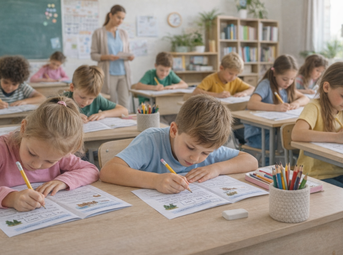 PISOWNIA WYRAZÓW Z Ó I U [Karta pracy, sprawdzian]