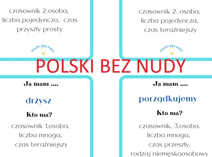 Ja mam, kto ma - czasownik