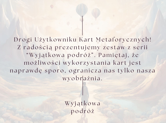 Baśniowe karty metaforyczne wyjątkowa podróż