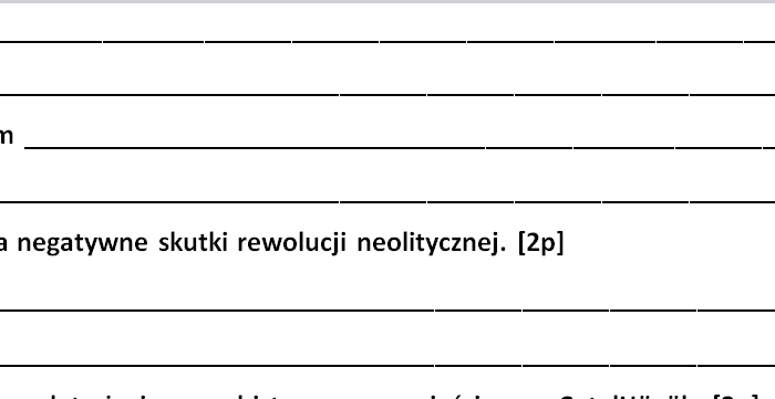 Sprawdzian - Początki cywilizacji